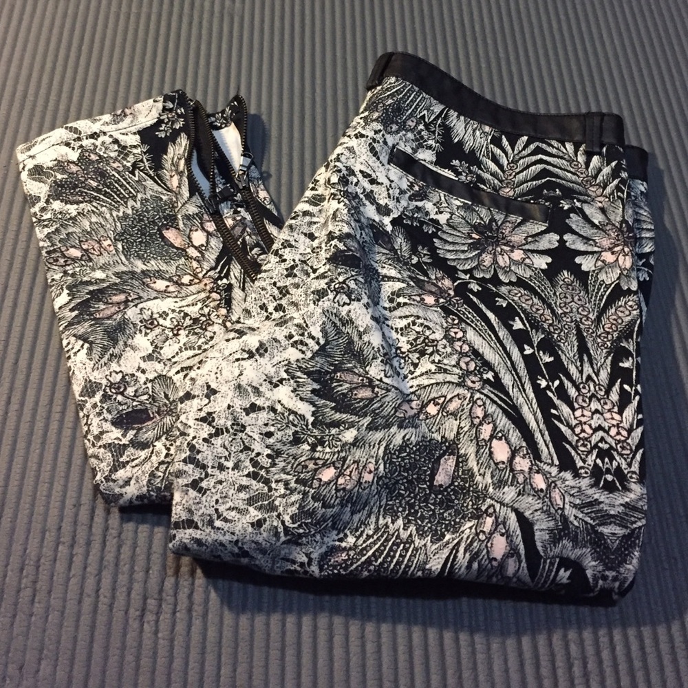 Zara Trafaluc Collection Print Pants US 6